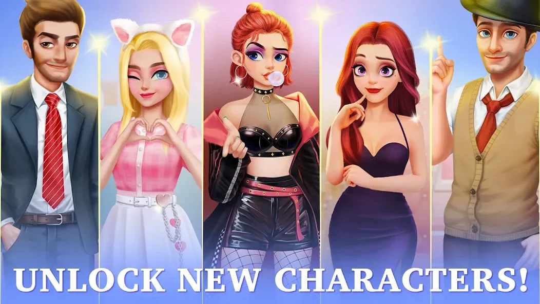 Fantasy Stylist: Match 3 (Фантазийный стилист) [МОД: Много денег, Монет и Все открыто] Screenshot 5