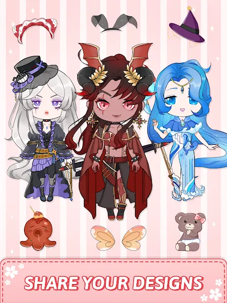 Vivi Story - Dress Up Game (Виви Стори) [МОД: Бесконечные деньги, Монеты и Мега MOD] Screenshot 2