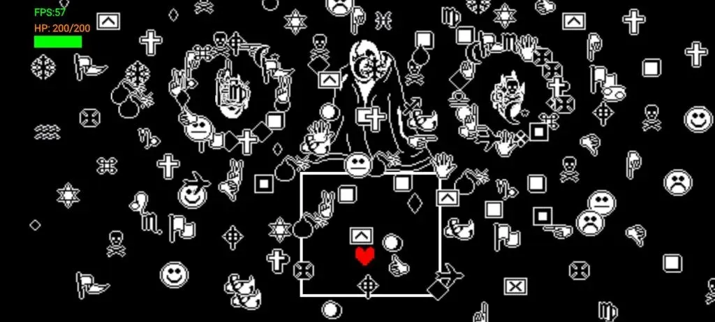 BattleTale boss fight fangame (Батлтейл боссбитва  фэнгейм) [МОД: Много денег, Монет и Все открыто] Screenshot 3