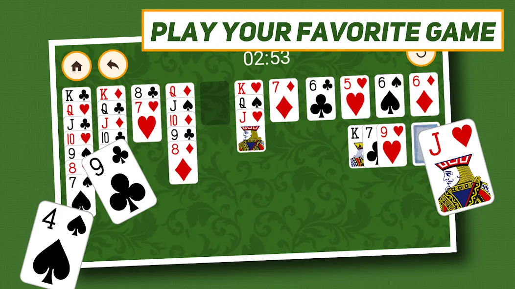 Klondike Solitaire: Classic [МОД: Бесконечные деньги, Монеты и Мега MOD] Screenshot 5