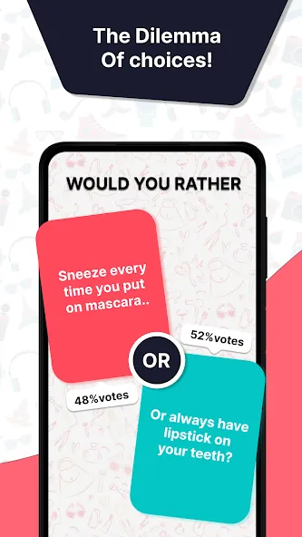 Would u Rather? Party Game [МОД: Все открыто, Дополнительные деньги и Меню MOD] Screenshot 2