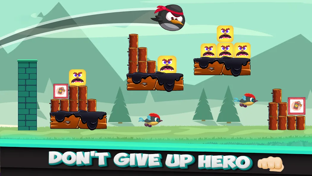 Angry Penguin (Энгри Пенгвин) [МОД: Много денег, Монет и Все открыто] Screenshot 3