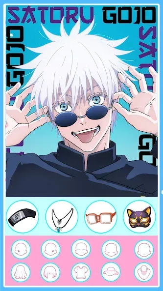 Anime Avatar Maker 2: Dress Up (Долл Аниме Аватар Мейкер Гейм) [МОД: Много денег, Монет и Все открыто] Screenshot 1