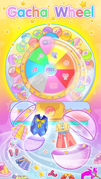 Chibi Doll Dress Up Games [МОД: Все открыто, Дополнительные деньги и Меню MOD] Screenshot 2