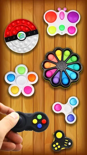Antistress: Pop It Games 3D (Антистресс) [МОД: Деньги, Монеты и Меню MOD] Screenshot 1