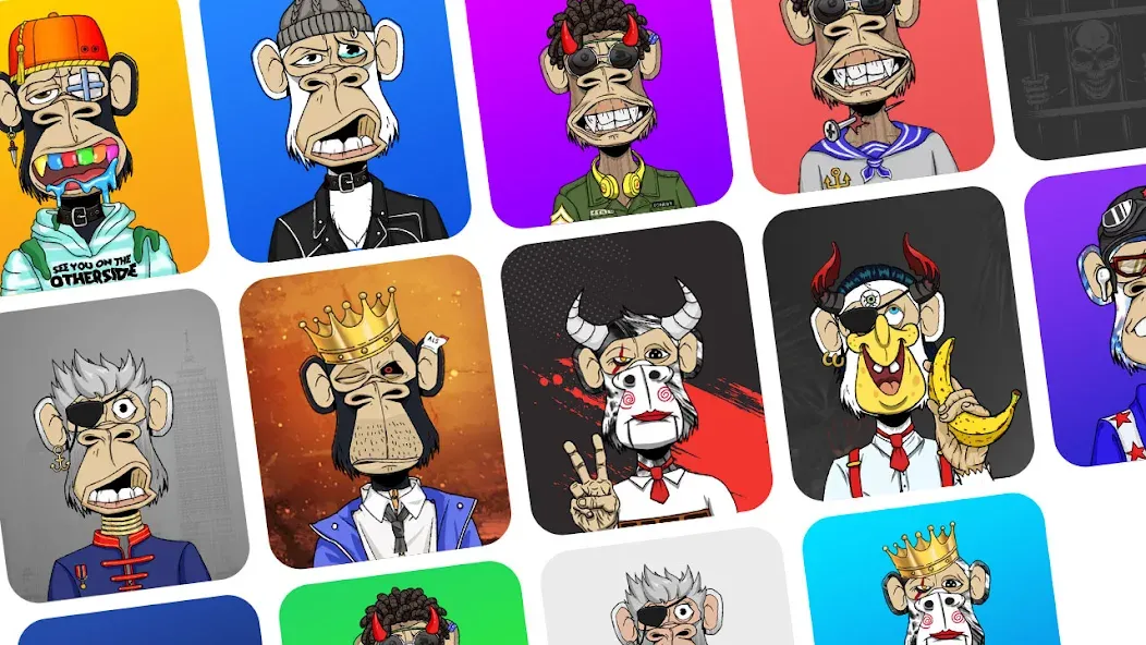 Bored Ape Maker - NFT Art (Боред Эйп Мейкер) [МОД: Меню, Бесконечные монеты и Открытые уровни] Screenshot 1
