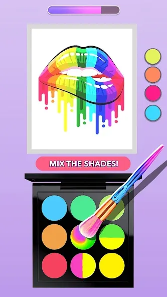 Makeup Kit - Color Mixing [МОД: Деньги, Монеты и Меню MOD] Screenshot 1