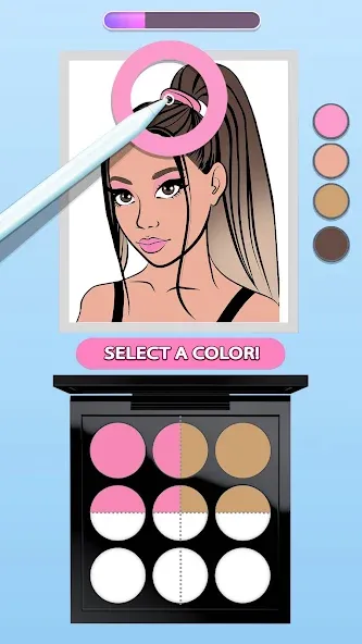 Makeup Kit - Color Mixing [МОД: Деньги, Монеты и Меню MOD] Screenshot 2