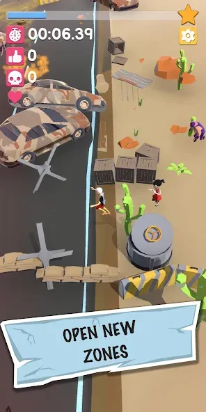 A4 - Run Away Challenge [МОД: Меню, Бесконечные монеты и Открытые уровни] Screenshot 4