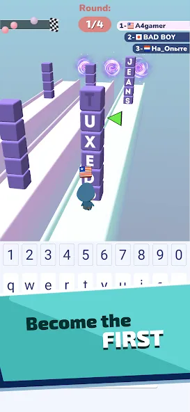 A4 Typer - Play and increase y [МОД: Много монет, Открытые уровни и Мега MOD] Screenshot 3