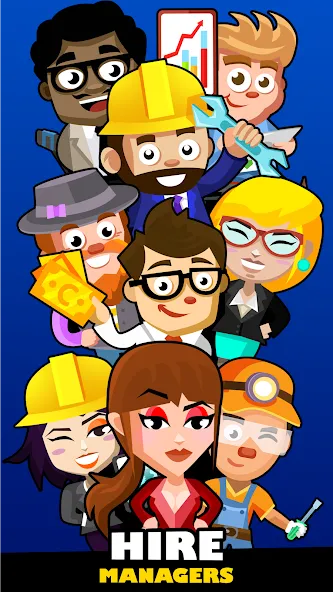 Idle Smartphone Tycoon Factory (Смартфон Фабрика Айдл Тайкун) [МОД: Деньги, Монеты и Меню MOD] Screenshot 3