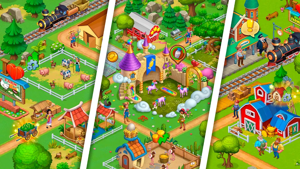 Idle Farmer: Mine Game (Айдл Фармер) [МОД: Бесконечные деньги, Монеты и Мега MOD] Screenshot 3
