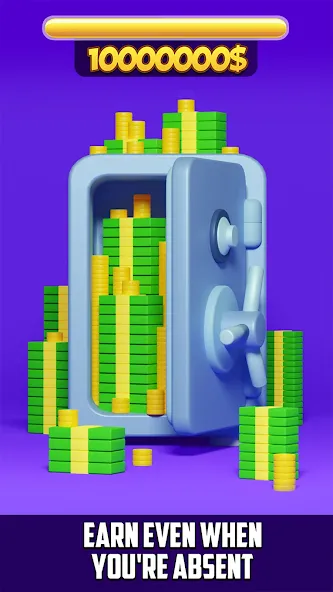 Money cash clicker [МОД: Бесконечные деньги, Монеты и Мега MOD] Screenshot 4