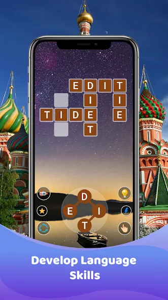 Word Game : Crossword (Кроссворд) [МОД: Бесконечные деньги, Монеты и Мега MOD] Screenshot 2