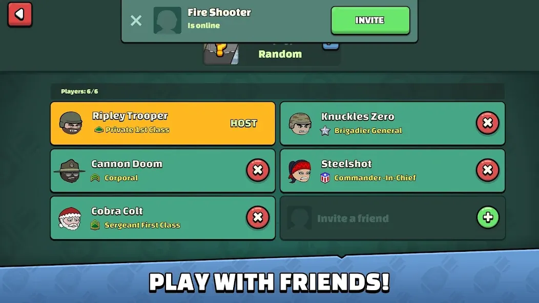 Mini Militia - War.io (Мини Милития) [МОД: Меню, Бесконечные монеты и Открытые уровни] Screenshot 2