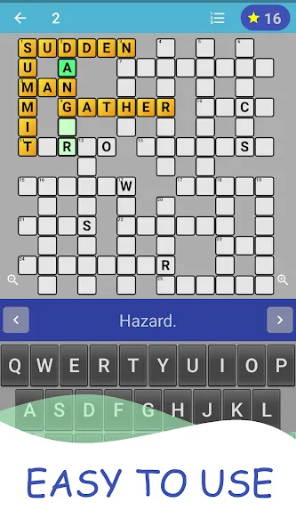 English Crossword puzzle (Английский кроссворд) [МОД: Меню, Бесконечные монеты и Открытые уровни] Screenshot 2