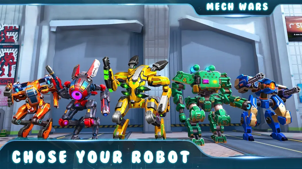 Spider Mech Wars - Robot Game [МОД: Много монет, Открытые уровни и Мега MOD] Screenshot 3