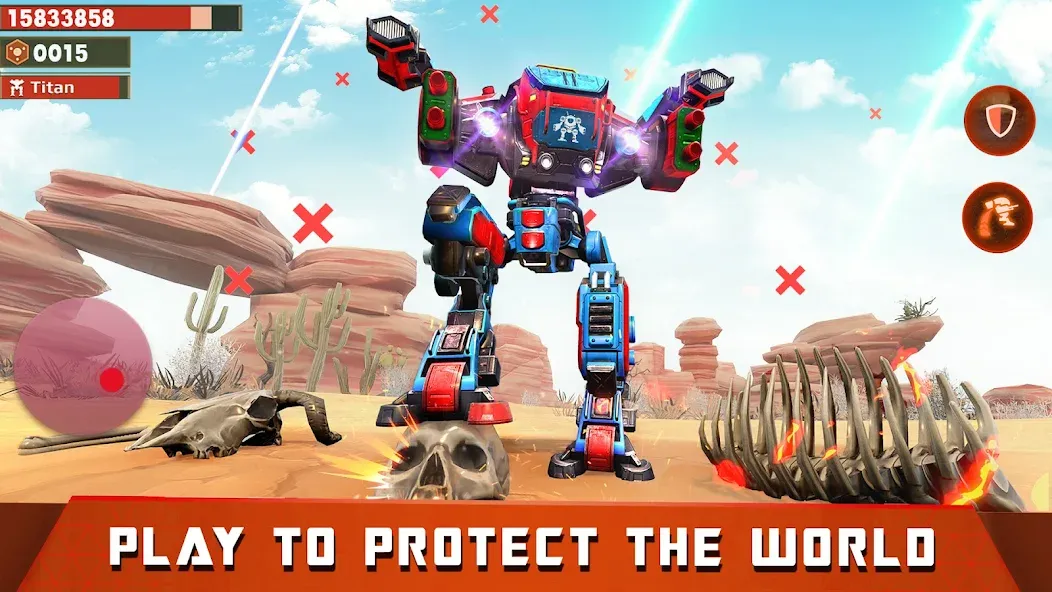 Mech Robot Wars - Multi Robot [МОД: Все открыто, Дополнительные деньги и Меню MOD] Screenshot 3