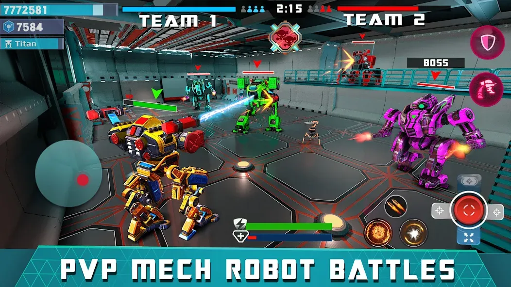 Mech Robot Wars - Multi Robot [МОД: Все открыто, Дополнительные деньги и Меню MOD] Screenshot 5
