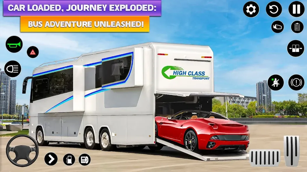 Ultimate Bus Driving Simulator (Ультимативный симулятор вождения автобуса) [МОД: Много денег, Монет и Все открыто] Screenshot 1