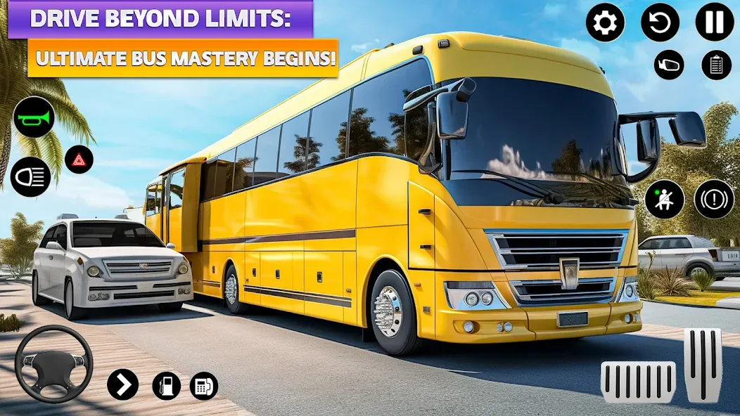 Ultimate Bus Driving Simulator (Ультимативный симулятор вождения автобуса) [МОД: Много денег, Монет и Все открыто] Screenshot 2