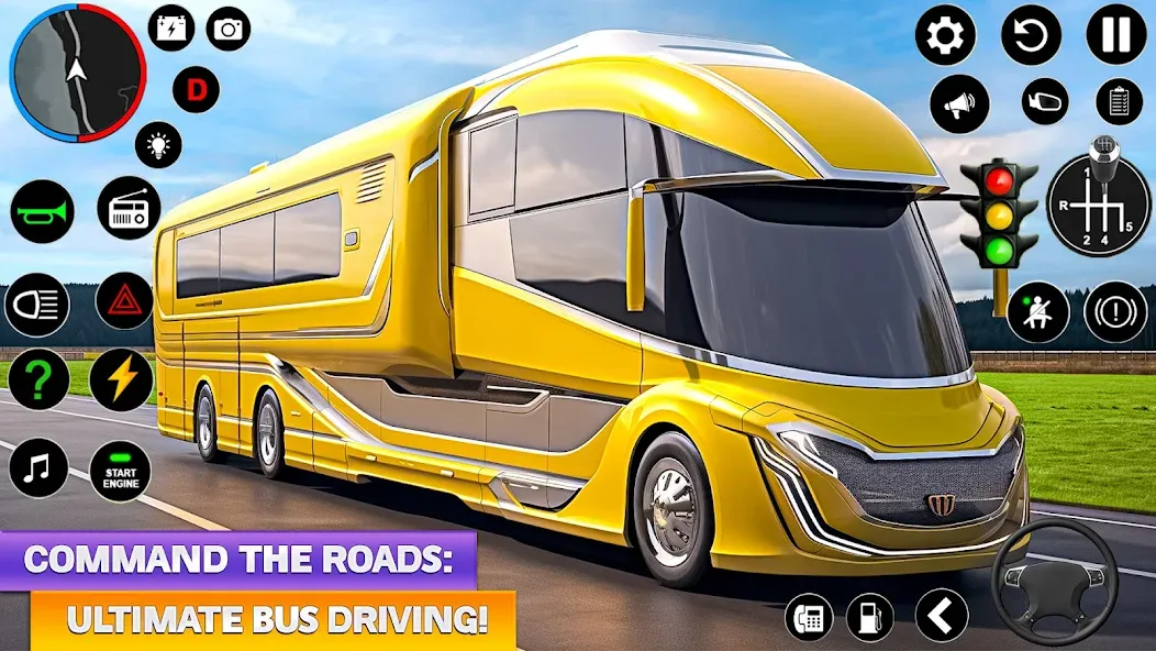 Ultimate Bus Driving Simulator (Ультимативный симулятор вождения автобуса) [МОД: Много денег, Монет и Все открыто] Screenshot 3