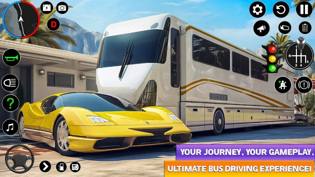 Ultimate Bus Driving Simulator (Ультимативный симулятор вождения автобуса) [МОД: Много денег, Монет и Все открыто] Screenshot 5