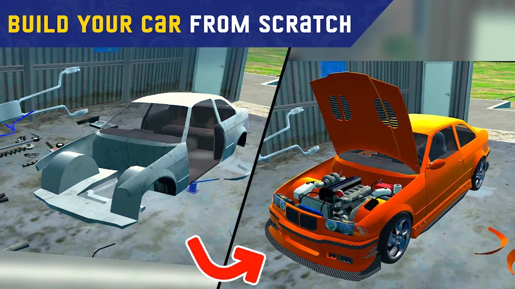 My First Summer Car: Mechanic (Май Фрст Саммер Кар) [МОД: Меню, Бесконечные монеты и Открытые уровни] Screenshot 1