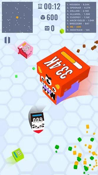 Cube Zone io [МОД: Все открыто, Дополнительные деньги и Меню MOD] Screenshot 1