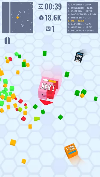 Cube Zone io [МОД: Все открыто, Дополнительные деньги и Меню MOD] Screenshot 4