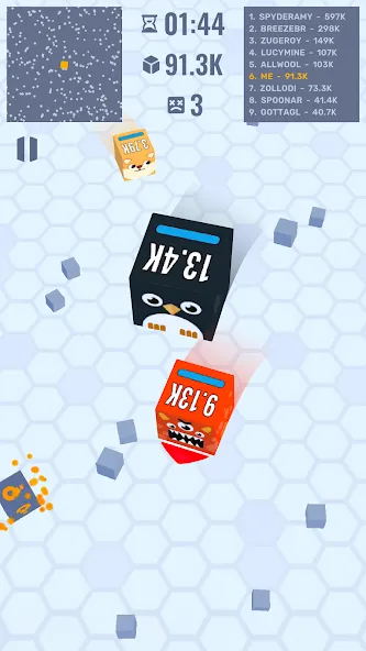 Cube Zone io [МОД: Все открыто, Дополнительные деньги и Меню MOD] Screenshot 5