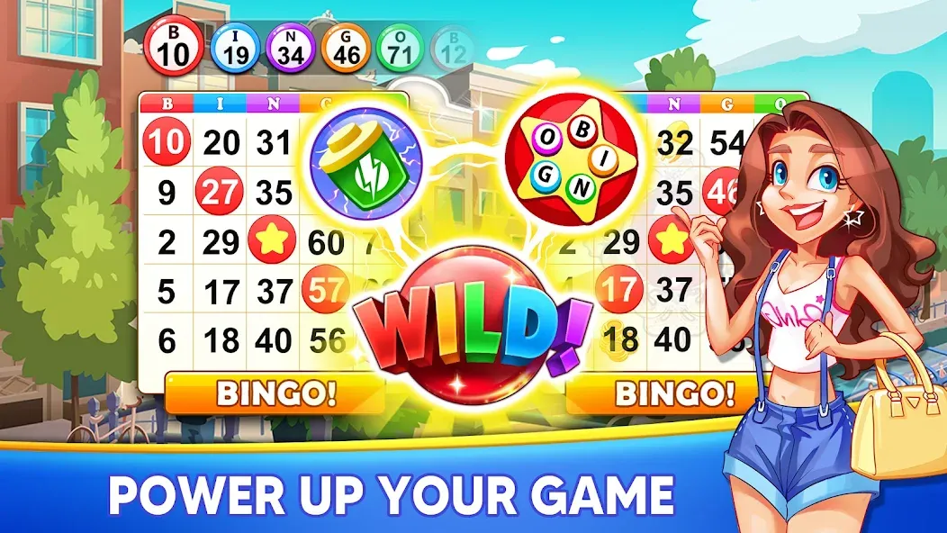 Bingo Holiday: Live Bingo Game [МОД: Меню, Бесконечные монеты и Открытые уровни] Screenshot 3