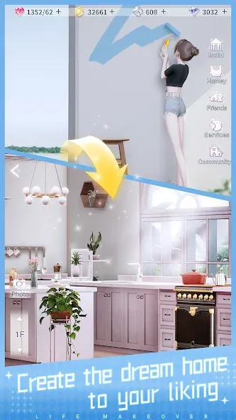 Life Makeover (Лайф мейковер) [МОД: Меню, Бесконечные монеты и Открытые уровни] Screenshot 1