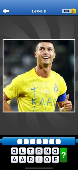 Whos the Player? Football Quiz [МОД: Меню, Бесконечные монеты и Открытые уровни] Screenshot 1