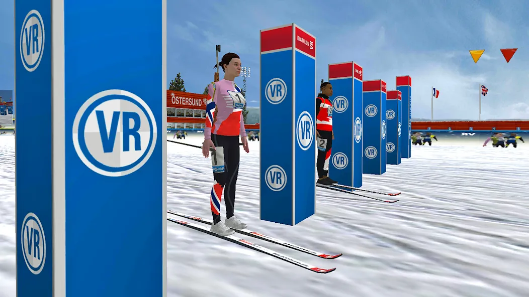 Biathlon VR (Биатлон ) [МОД: Меню, Бесконечные монеты и Открытые уровни] Screenshot 1