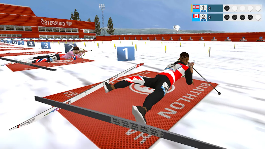 Biathlon VR (Биатлон ) [МОД: Меню, Бесконечные монеты и Открытые уровни] Screenshot 2