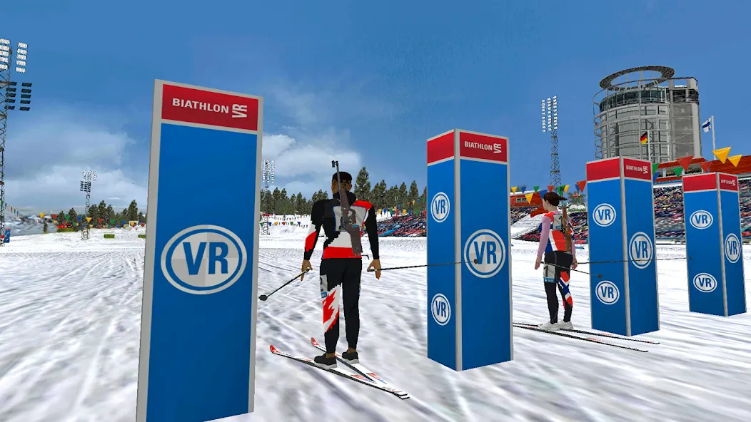 Biathlon VR (Биатлон ) [МОД: Меню, Бесконечные монеты и Открытые уровни] Screenshot 4