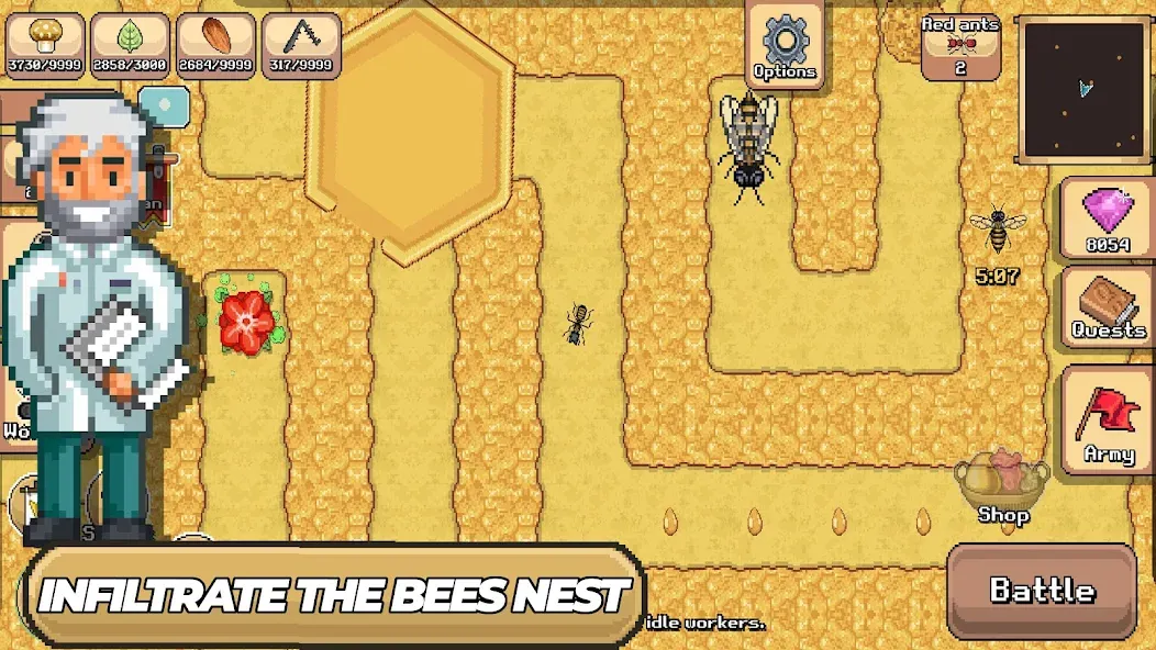 Pocket Ants: Colony Simulator (Покет Муравьи) [МОД: Все открыто, Дополнительные деньги и Меню MOD] Screenshot 5
