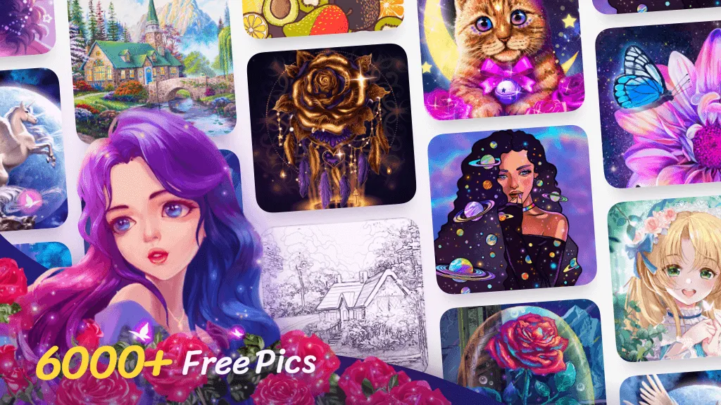 Colorscapes® - Color by Number [МОД: Деньги, Монеты и Меню MOD] Screenshot 1