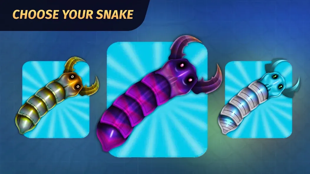 Worm.io - Gusanos Battle [МОД: Много денег, Монет и Все открыто] Screenshot 1