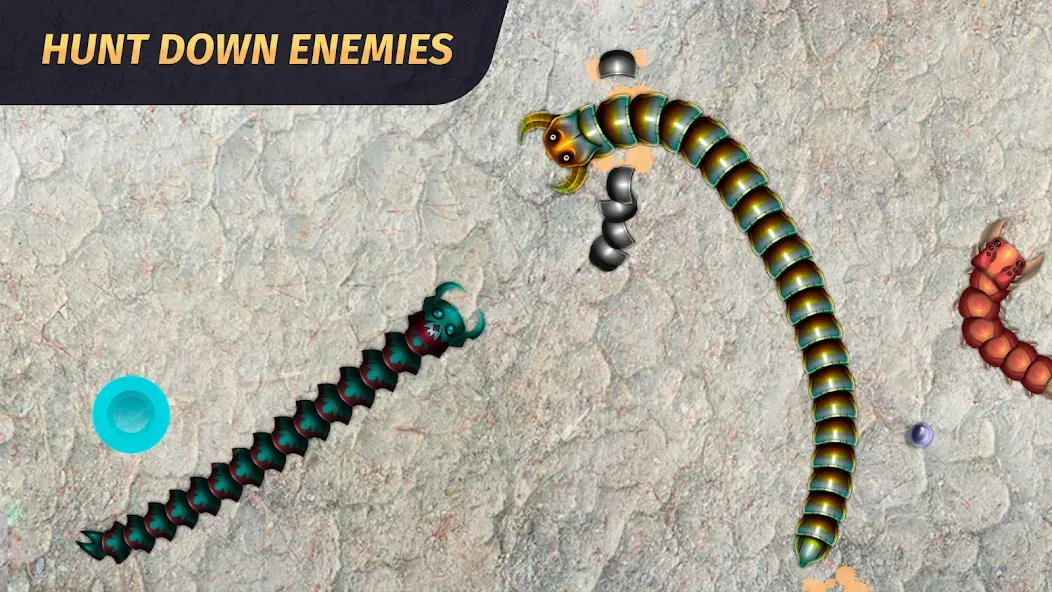 Worm.io - Gusanos Battle [МОД: Много денег, Монет и Все открыто] Screenshot 2