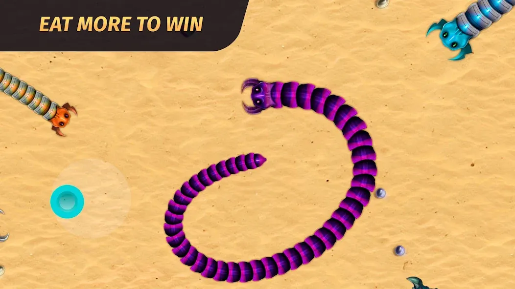 Worm.io - Gusanos Battle [МОД: Много денег, Монет и Все открыто] Screenshot 3