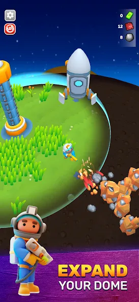 Terradome 3D (Террадом 3Д) [МОД: Много денег, Монет и Все открыто] Screenshot 1