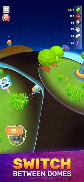 Terradome 3D (Террадом 3Д) [МОД: Много денег, Монет и Все открыто] Screenshot 3