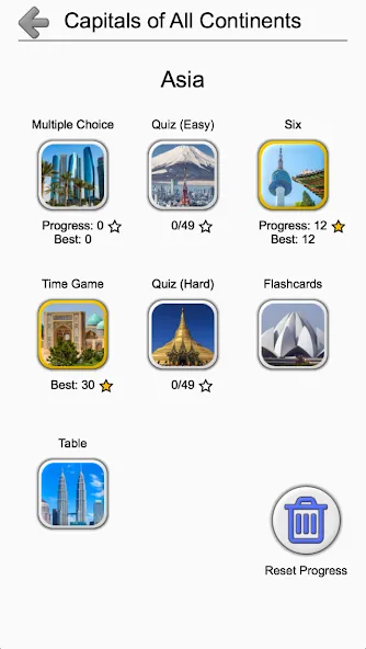 Capitals - Geography Quiz [МОД: Все открыто, Дополнительные деньги и Меню MOD] Screenshot 3