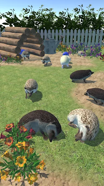 Hedgehog Friends (Хеджхог Френдс) [МОД: Деньги, Монеты и Меню MOD] Screenshot 1