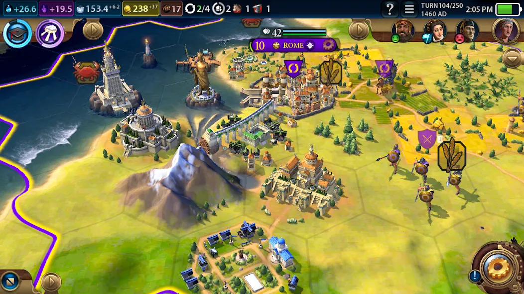 Civilization VI - Build A City (Цивилизация ) [МОД: Много монет, Открытые уровни и Мега MOD] Screenshot 1