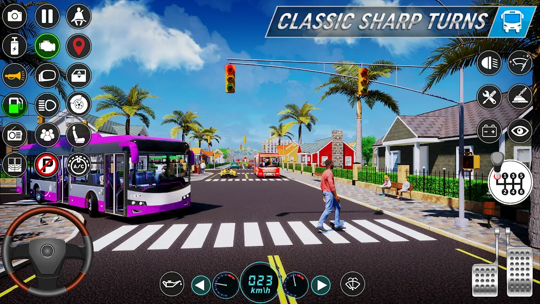 City Bus Simulator: Bus Games (Риал Сити Бас Симулятор Геймс) [МОД: Деньги, Монеты и Меню MOD] Screenshot 2