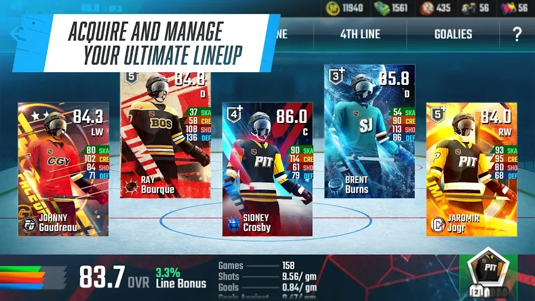 Franchise Hockey 2024 (Франшиз Хоккей 2019) [МОД: Бесконечные деньги, Монеты и Мега MOD] Screenshot 1