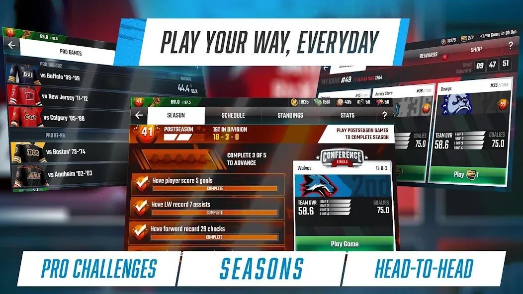 Franchise Hockey 2024 (Франшиз Хоккей 2019) [МОД: Бесконечные деньги, Монеты и Мега MOD] Screenshot 5